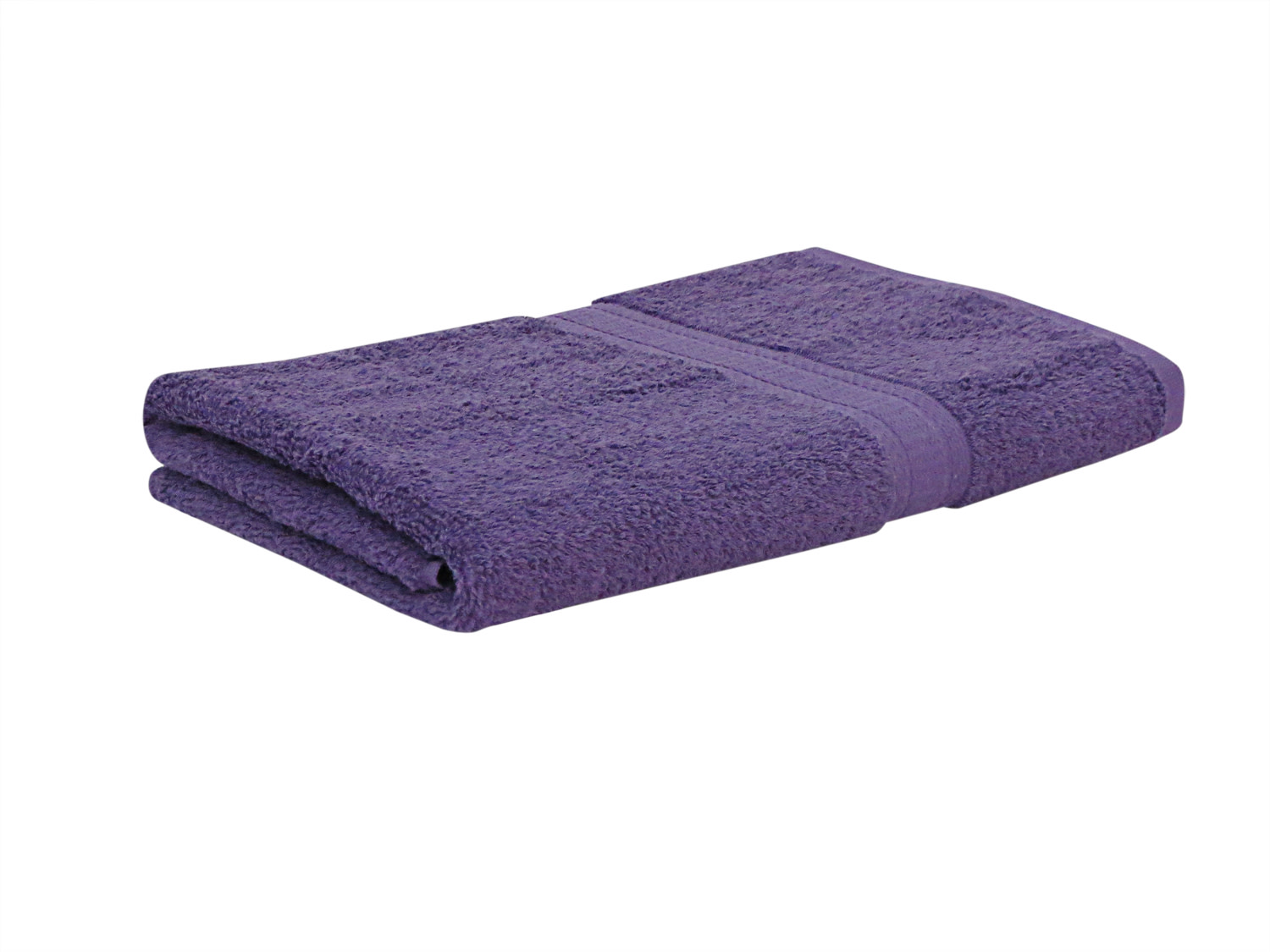 Mainstays Basic Single, Solid Purple Bath Sheet 100 Cotton 30" X