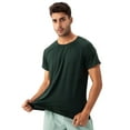 thumbnail image 4 of Men's Lightweight Performance T-Shirt with Moisture-Wicking Fabric and Raglan Sleeves - Large, Olive Green, 4 of 7