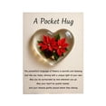 thumbnail image 1 of Hearth & Gear Birth Pocket Hug – Monthly Heart Shaped Mini Keepsake For Encouragement Anxiety & Birthday For, 1 of 4
