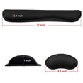 thumbnail image 2 of Enlarged Keyboard & Mouse Wrist Rest, Ergonomic Wrist Rests, Comfortable Memory Foam, 2 of 8