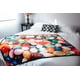 thumbnail image 5 of Manta Just Funky Jelly Bean de forro polar suave, 115 x 152 cm, 5 of 6