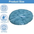 thumbnail image 2 of Eurhowing 48-inch Round Papasan Chair Cushion, 5" Thick Waterproof & UV-Resistant Cotton Seat Pad, Hanging Swing Cushion for Outdoor Patio, Garden, Blue, 2 of 9
