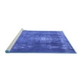 thumbnail image 2 of Ahgly Company Machine Washable Indoor Rectangle Persian Blue Bohemian Area Rugs, 3' x 5', 2 of 4