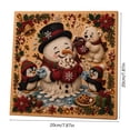 thumbnail image 2 of 2026 Christmas Special Shape Diamond Painting Kit 20x20cm Framed DIY Pearl Bead Art Set Santa Snowman Family Xmas Tree Beginner Holiday Wall Decor Craft Gift, 2 of 5