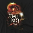thumbnail image 2 of Lor You Shall Not Pass Mens Short Sleeve Shirt (Black, ), 2 of 7
