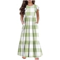 thumbnail image 2 of LOVZFMLL Robe Sans Manches à la Mode pour Enfants Robe d'Été Décontractée à Col Rond pour Filles, 2 of 7