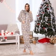 thumbnail image 2 of Adult Christmas Onesie Beautiful and Funny Corgi Sog Zipper One-Piece Pajamas Unisex with Pockets, 2 of 6