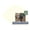 Cream Linen, variant on White Picture Frame Mat for 13x13 Frames - Fits 9x9 Photos - 1 Mat