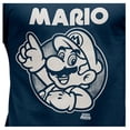 thumbnail image 3 of Playera Super Mario Talla M Manga Corta con Estampado Silver Mario Azul Marino, 3 of 3
