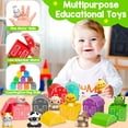KMUYSL Learning Toys for 1,2,3 Year Old, 20 Animals Toy, Counting Skill