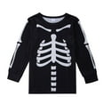 thumbnail image 6 of SYNPOS Matching Family Pajamas Sets Holiday Halloween 2 Piece PJS Family Skeleton Pajama, 6 of 15