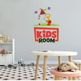 thumbnail image 1 of KIDS ROOM - Home Kids Bedroom Lettering Art Decoration Giraffe & Birds Animals Snail Multicolored Kite Design Vinyl Adhesive Kids Playroom Nursery Wall Decal Sticker 24" x 30", 1 of 5