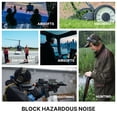 thumbnail image 4 of Outdoor Shooting Ear Protective Safety Earmuffs Noise Cancelling Passive Headphones Hearing Protector, 4 of 8