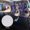 thumbnail image 3 of ZUXONGSY Car Seat Cover Towel Skull Rose Purple Print Auto Front Seat Covers Non-Slip Sprints Towel Car Seat Covers Universal Fit for Cars Suvs Vans Trucks, 3 of 8