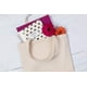 thumbnail image 3 of Bolsa de algodón, bolsas de supermercado reutilizables, bolsa de lona de algodón, respetuosa con el medio ambiente, súper fuerte, reutilizable, lavable, natural Jormftte ZJWJ009-3, 3 of 5