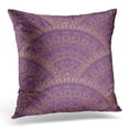 thumbnail image 1 of BSDHOME Abstract Geometrical Wavy from Golden Fan Shaped and Ethnic Patterns Fish Scale Order Batik Painting Pillows case 18x18 Inches Home Decor Sofa Cushion Cover, 1 of 1