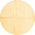 thumbnail image 1 of Ahgly Company Indoor Round Solid Brown Modern Area Rugs, 3' Round, 1 of 4