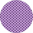 thumbnail image 1 of Ahgly Company Machine Washable Indoor Round Transitional Pastel Purple Pink Area Rugs, 8' Round, 1 of 7