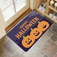 thumbnail image 4 of Pumpkin Spooky Door Mat,Durable Absorbent Happy Halloween Mat 17x30 Inch Floor Mat for Outdoor Entrance Entry Entryway, 4 of 6