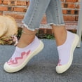 thumbnail image 6 of LEAVINGSUO Shoes for Women Versatile Plus-Size Mesh Breathable Soft Sole Walking Shoes Comfortable Shoes Purple 40, 6 of 9