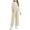 Beige, variant on Girls Fleece Overalls Winter Warm Sherpa Fuzzy Jumpsuit Kids Loose Straps Romper with Pockets Pink 7-8 Years