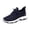 Blue -AF37, variant on Domzle Womens Walking Shoes Slip On Sneakers | Casual Mesh Comfortable Breathable Lightweight Running Athletic Blue 39