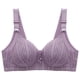 thumbnail image 1 of Gibobby Sujetadores deportivos para mujer Camiseta con aros con relleno ligero y copa de completa para mujer Curve Sujetador push-up Comfort Daily Support(Morado,36), 1 of 5