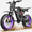 Black, variant on R700 Peak 750W 20"x4.0 Fat Tire Electric Bike, 52V 30Ah Battery, Off-road E-Bike,E-Mountain bike,for Adults,UL2849