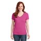 thumbnail image 1 of Camiseta Hanes® Ladies Perfect-T de algodón con cuello en V. S04V hanes  S04V, 1 of 1