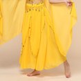 thumbnail image 2 of Pantalon Décontracté pour Homme Femme Mode Décontractée Uni Taille Élastique Robe de Danse Danse Indienne, 2 of 7