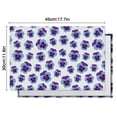 thumbnail image 5 of Pioneer Flower Floral Print Pattern Summer Placemats Table Placemats Set Of 6-Linen Kitchen Washable Placemats Table Mats 12x18 Inch Non-Slip Heat Resistant, 5 of 5