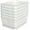 White, variant on Woven Plastic Storage Baskets, 6 Pack White Weave Bins Organizer, 10.1" x 7.55" x 4.1"