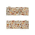 thumbnail image 2 of Daiia Thanksgiving Food Printed Handmade Baby Headbands Soft Stretchy Hair Bands with Bows for Newborn Infant Baby Toddler Girls, 2 of 5