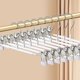 thumbnail image 1 of Pants Hangers with Clips 10 Pack Adjustable Skirt Hangers for Women Non-Slip Trousers Hanger for Jeans Clothes Hangers,White,12Inch, 1 of 4
