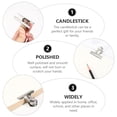 thumbnail image 4 of Stainless Steel Drawing Board Clips for Fixing Papers Strong and Sturdy Set of 5 Silver, 4 of 8