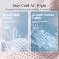 thumbnail image 5 of Exclusivo Mezcla 100% Cotton Twin Size Blanket, Lightweight Gauze Blankets for Sofa(60"x80", Pink), 5 of 5
