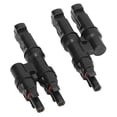 thumbnail image 4 of Ccdes Solar Branch Connector 2 To 1,1 Pair Solar Branch Connector 2 To 1 Male Female Waterproof For PV Panel Cable 40A 1000V DC, 4 of 8