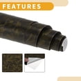 thumbnail image 6 of Unique BargainsYellow Carbon Matte Finish Protective Car Wrap Film 78.7ftx11.8ft Exterior Interior Vinyl Wrap Cover 5.5mil PET 1 Pc Universal, 6 of 7