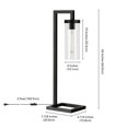 thumbnail image 3 of Hudson & Canal TL0445 Malva Blackened Bronze Table Lamp with Clear Glass Shade, 3 of 4