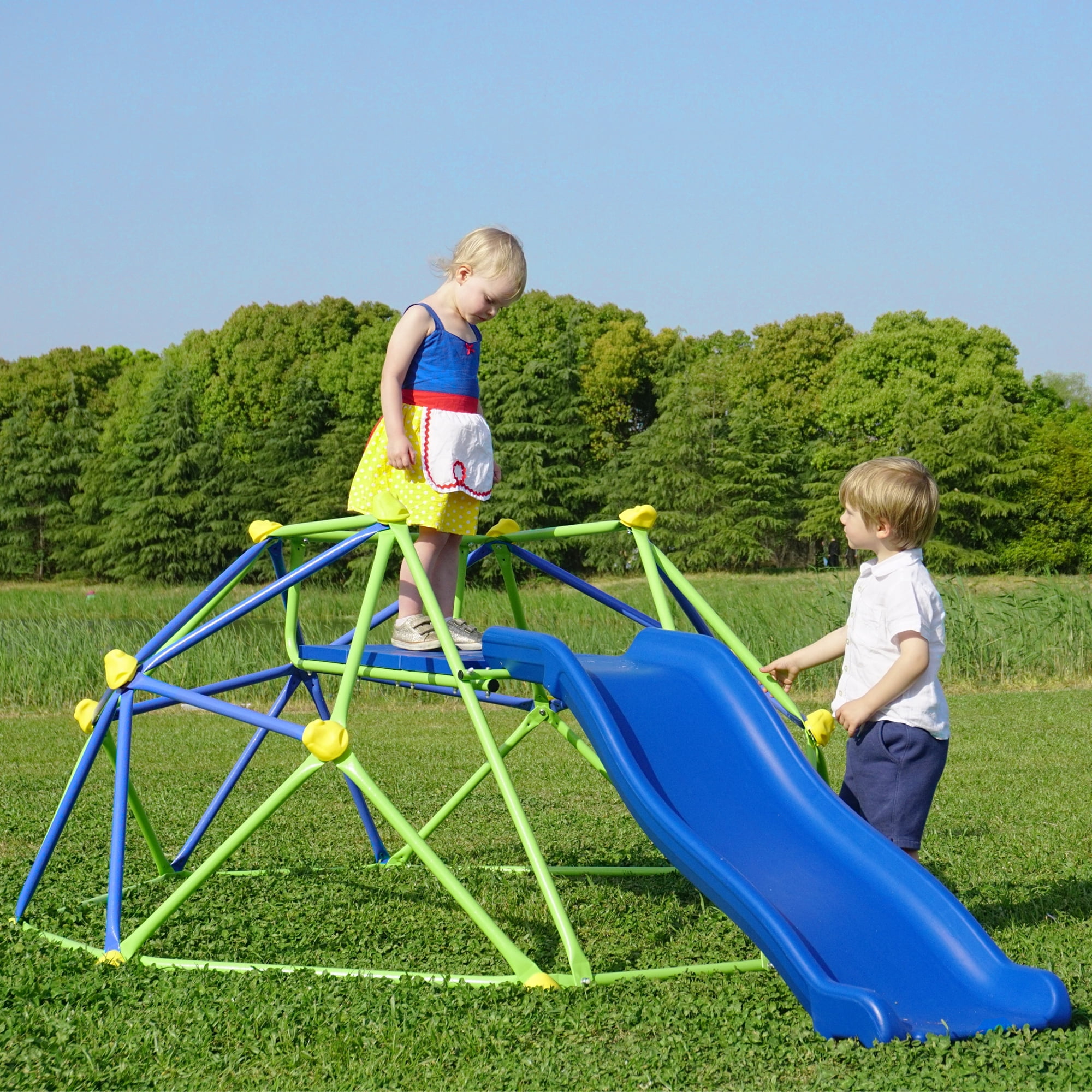 Kids Climbing Dome Jungle Gym 6 ft Geometric Playground Dome Climber