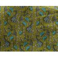thumbnail image 4 of oneOone Georgette Viscose Fabric Leaves|Floral & Paisley Block Decor Fabric Printed BTY 42 Inch Wide, 4 of 4