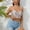 Colorful, variant on 2026 New Crochet Bustier Beach Top Hollow Out Vest Sexy Adjustable Pads Tropical Summer Swimwear Cover Up Party Crop Top