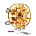 thumbnail image 4 of Carrete de pesca con mosca kusrkot todo Metal diámetro 53mm dorado, 4 of 8