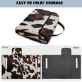thumbnail image 5 of COEQINE Golf Cart Seat Covers with Carry Handle, Comfortable Golf Cart Seat Towel Blanket, Fits for EZGO Yamaha Club Car and Other 2-Seat Golf Carts, Black Brown Cow Print, 5 of 8