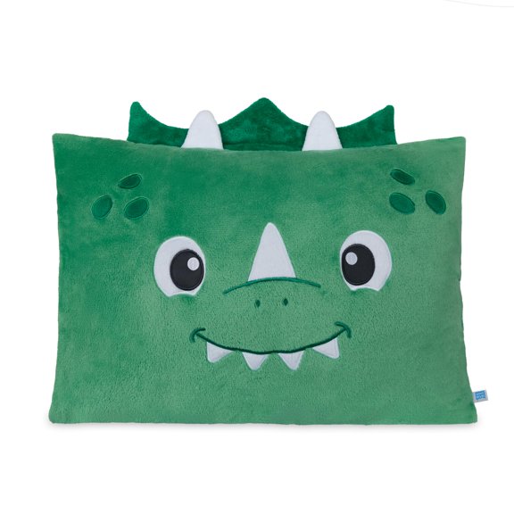 Funda de almohada Saint Eve Kids Pillow Pals Fuzzy Mochi The Dino