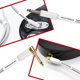 thumbnail image 3 of Cable de Instrumento Kirlin Blanco 20 Pies 1/4 Pulgadas Enchufe Monofónico, 3 of 6