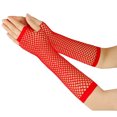 thumbnail image 1 of Guantes elásticos de red de pesca gruesa de estilo europeo y americano, guantes largos y sexys, guantes de fiesta de medio dedo estilo punk, 1 of 6