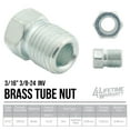 thumbnail image 5 of 4LIFETIMELINES 3/16" Brake Line Replacement Fitting Kit, Steel Tube Nuts, Pack of 16, 5 of 7