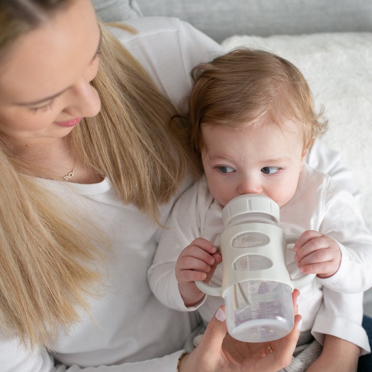 Dr. Brown’s Silicone Baby Bottle Handles – 2-Pack For Wide-Neck Bottles, Easy-Grip For Infants 4m+