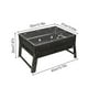thumbnail image 3 of Parrilla de barbacoa plegable para exteriores | Parrilla metálica engrosada y antiadherente | Estufa portátil de carbón para camping, tailgating y cocina en casa | Parrilla ajustable, 3 of 8